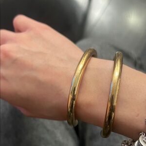 Elegant Gold Bangle Set